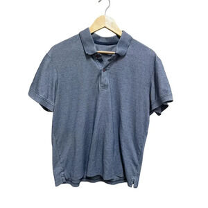 Jachs New York Mens Blue Polo Shirt Size Large